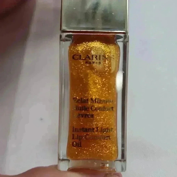 Clarins Other - Clarins Women's Instant Light Lip Comfort Oil Honey Glam 0.1 Oz./ 7ml NWOT